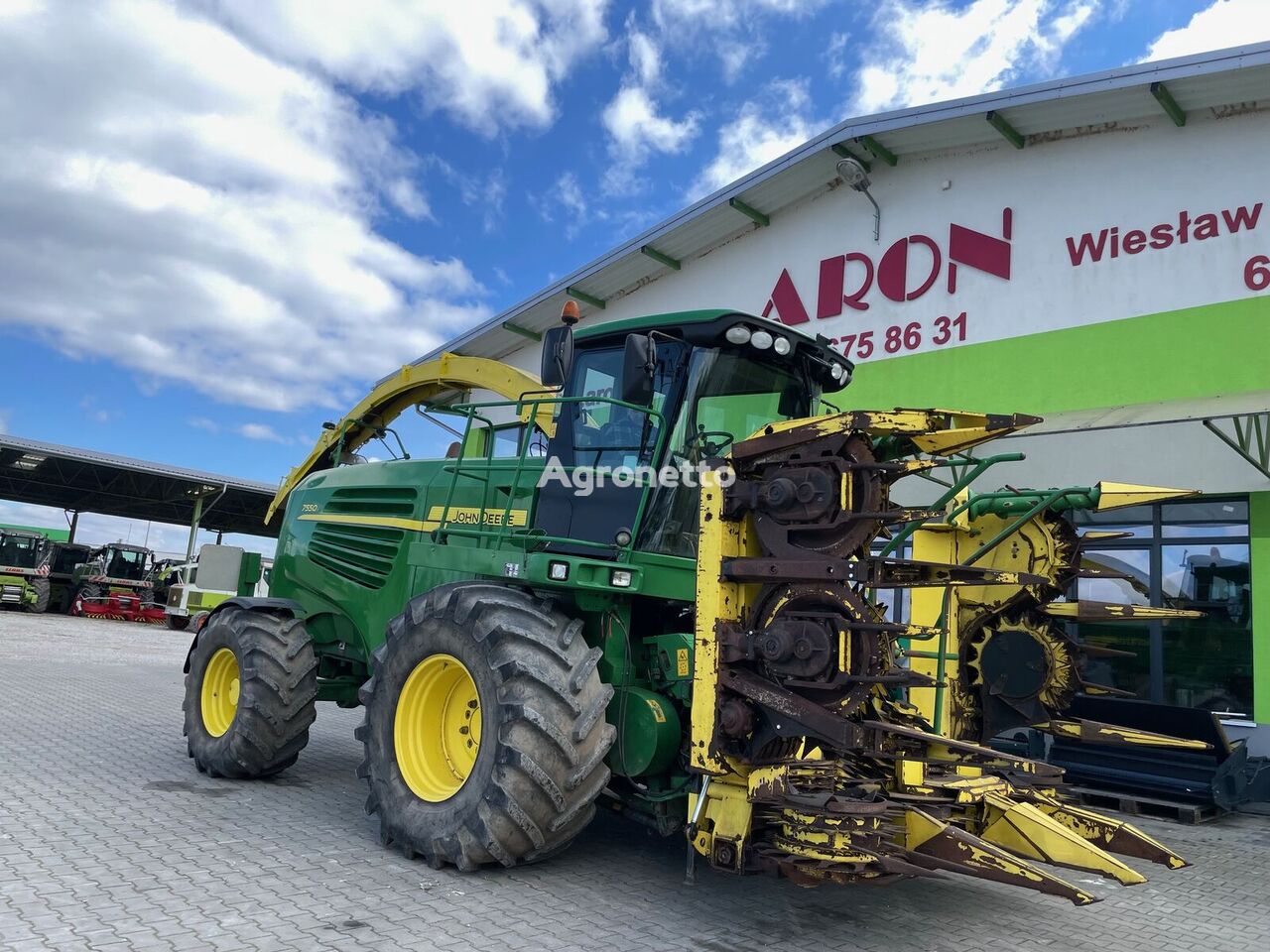 John Deere 7550 cosechadora de forraje