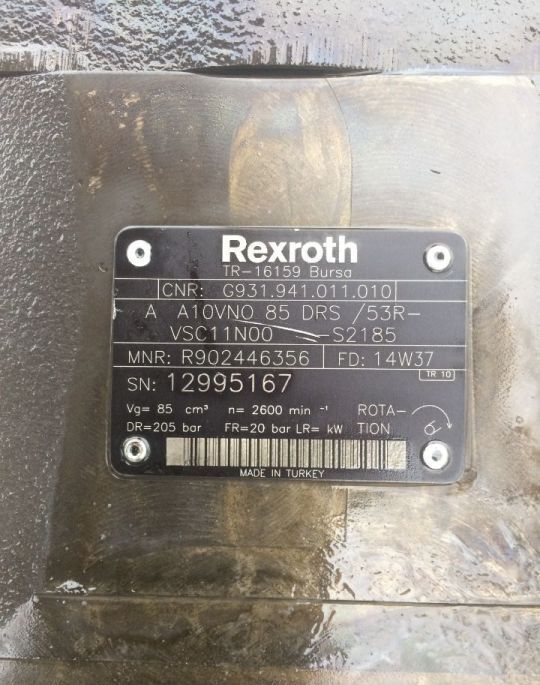 Rexroth G931941011010 bomba hidráulica para Fendt 936 tractor de ruedas