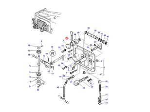 potentiomètre trappe inverseur électrohydraulique  3714252M2 otra pieza del sistema eléctrico para Massey Ferguson 6120 6130 6140 6150  tractor de ruedas