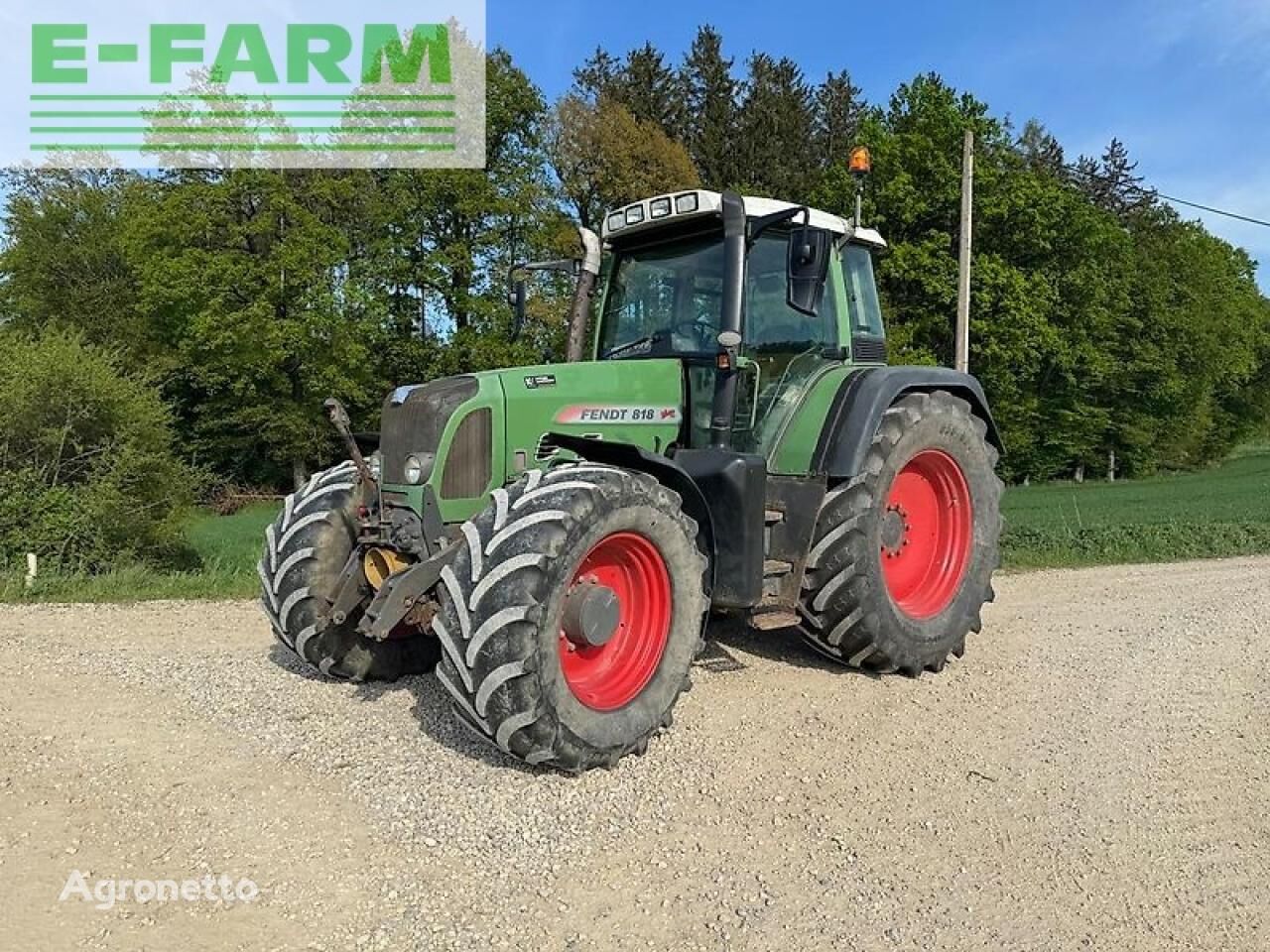 Fendt vario 818 tms tractor de ruedas